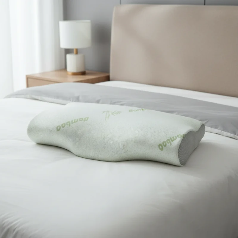 Bamboo-Memory-Foam-Orthopedic-Cervical-Sleep-Bed-Pillow-Bamboo-Fiber-Memory-Foam-Pillow-Ergonomic-Ventilated-Cervical-Pillow