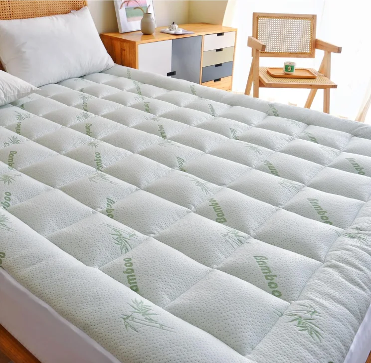 Bamboo-Queen-Size-Mattress-Topper-Thick-Cooling-Breathable-Mattress-Pad-for-Back-Pain-Relief-Extra-Soft-Deep-Pocket-Bed-Topper