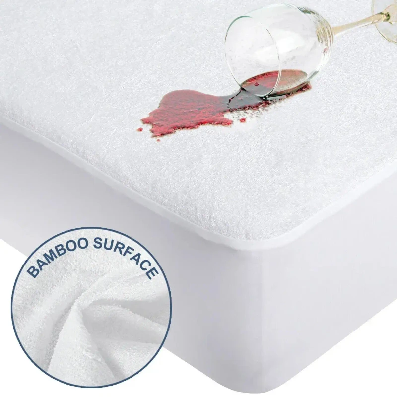 Bamboo-Top-Breathable-Soft-Quilted-100-Waterproof-Bamboo-Mattress-Protector
