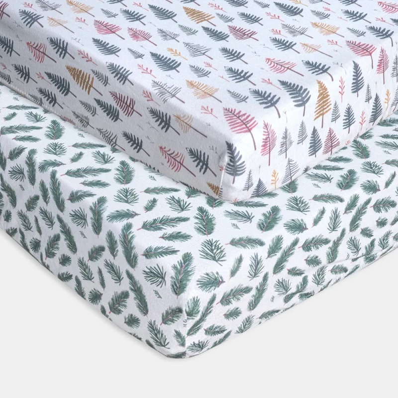 Bamboo-and-Cotton-Infant-Print-Crib-Sheets-Breathable-White-Baby-Bed-Cover-Custom-Waterproof-Crib-Fitted-Sheet