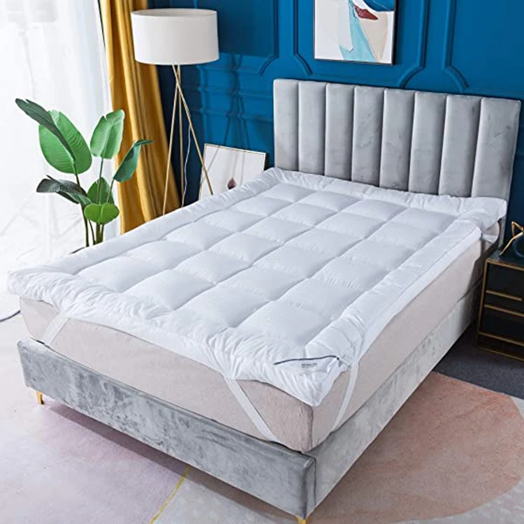 Bed-Mattress-Topper-Foldaway-Twin-Queen-King-Thick-Mattress-Topper-Super-Soft-Mattress-Pad