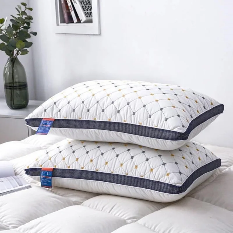 Bed-Pillows-Queen-Size-Fluffy-Hotel-Pillow-Collection-Gusseted-for-Neck-and-Shoulder-Side-Back-Stomach-Sleeper-Pillow