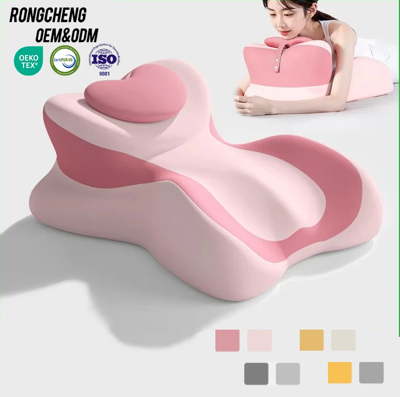 Bed-Prone-Sleeping-Pillow-Multi-Functional-Memory-Foam-Couple-Pillow-Face-Down-Reading-Phone-Use-Body-Pillow