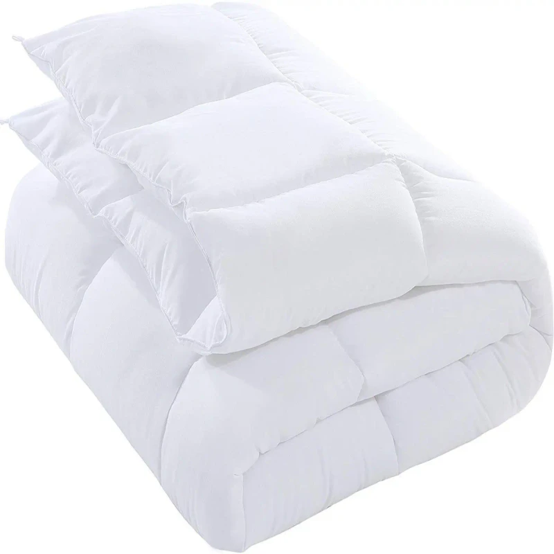 Bed-Quilt-Down-Alternative-Comforter-All-Season-Comforter-Fiberfill-Duvet-Insert-Comforter