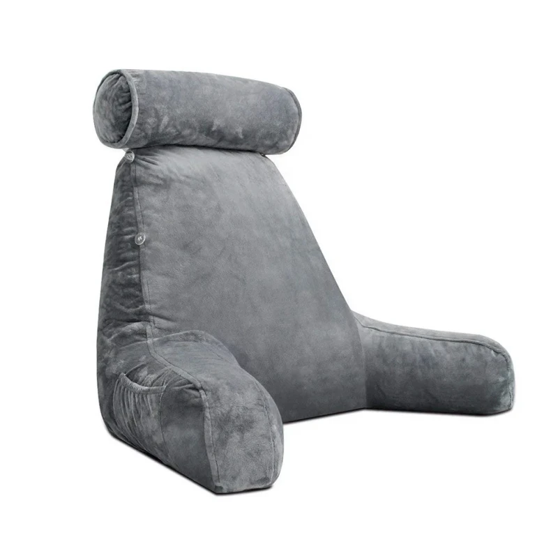 Bed-Rest-Large-Firm-Shredded-Memory-Foam-Waist-Pads-Bed-Adult-Reading-Pillow-With-Arm-Rest
