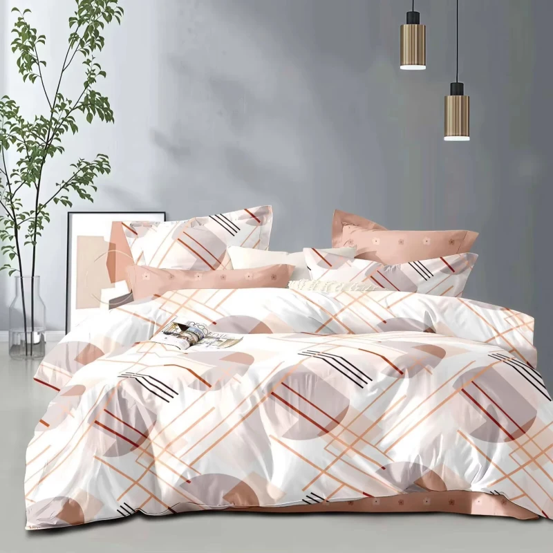 Bed-Sheet-and-Duvet-Cover-Set-Soft-and-Comfortable-Printed-Four-piece-Set-4-piece-Bedding-Set