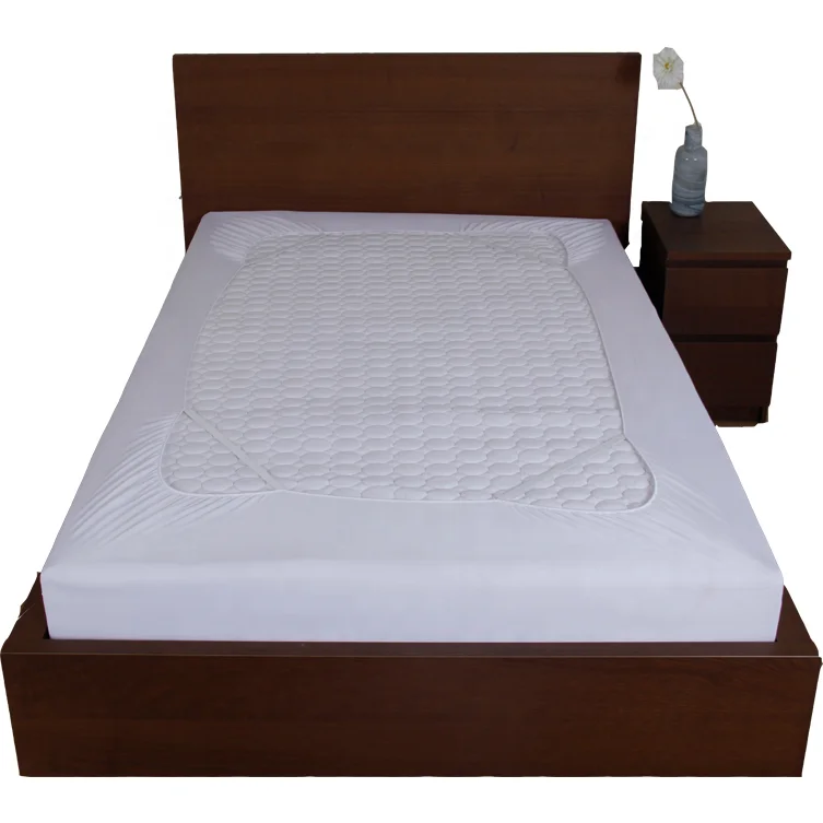 Bed-Skirt-Wrap-Elastic-Polyester-Fabric-Wrap-Around-Band-4-Sides-Bed-Box-Spring-Cover