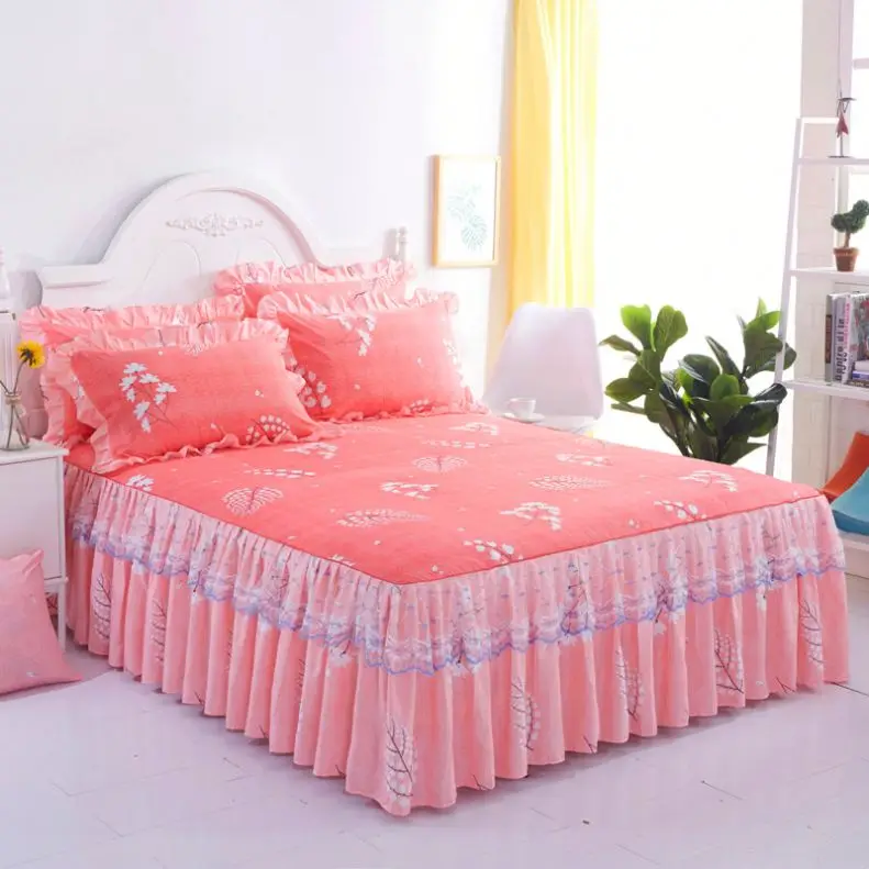Bed-Skirts-Set-Double-Layer-Bedspread-Floral-Printed-Bed-Sheet-Bilateral-Bed-Skirt-Bedsheet-6
