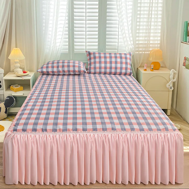 Bed-Skirts-Set-Double-Layer-Bedspread-Printed-Bed-Sheet-Bilateral-Bed-Skirt-Bedsheet-2