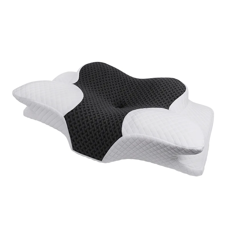 Bed-Sleep-Wedge-Contour-Orthopedic-Butterfly-Shape-Pillows-Side-Sleeper-Anti-Snore-Cervical-Memory-Foam-Pillow