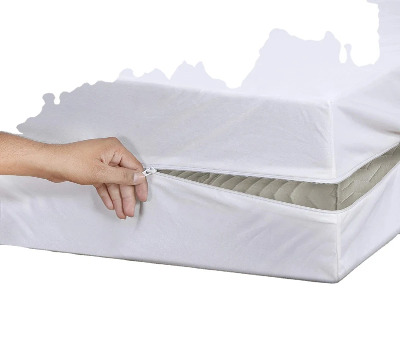 Bed-Waterproof-Non-Woven-Fitted-Sheet-Bed-Protector-With-Zipper-6-Sides-Bed-Mat-Cushion-Cover-Waterproof-White-Mattress-Cover