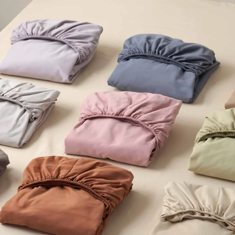 Bedding-Full-Fitted-Flat-Sheets-Bottom-Sheet-Deep-Pocket-Soft-Shrinkage-and-Fade-Resistant-Easy-Care