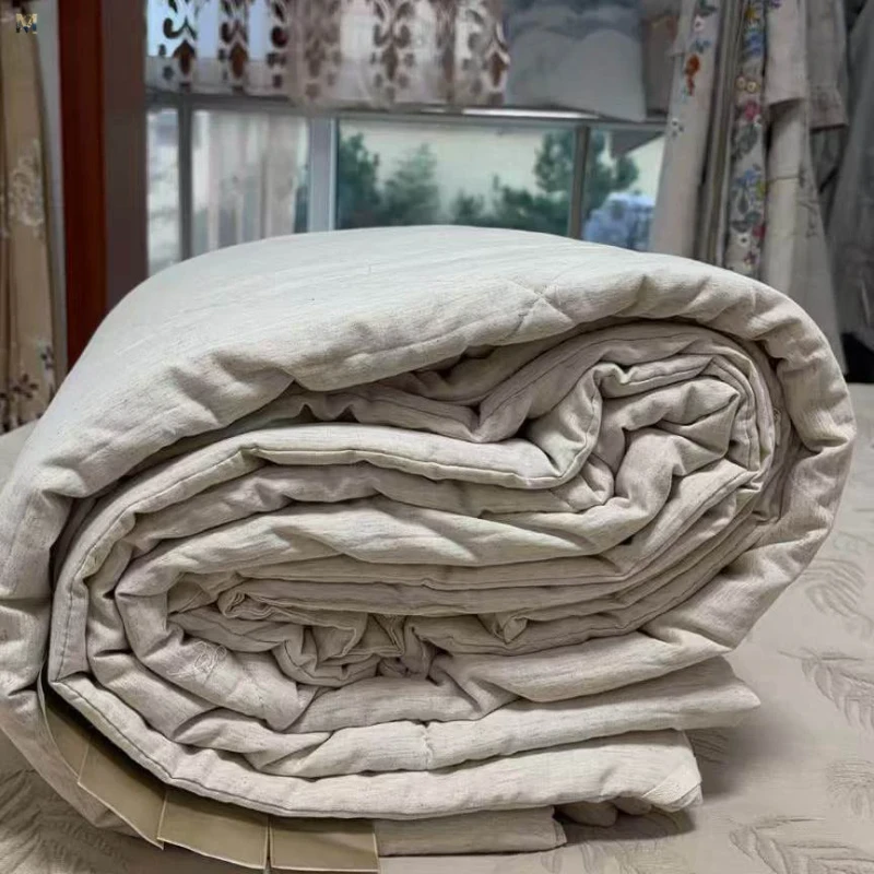 Bedding-Quilt-Hemp-Wool-Comforter-Embossed-Knitting-Bedding-Sets-Soft-Breathable-Moisture-wicking-Double-Quilt-for-Home-Winter