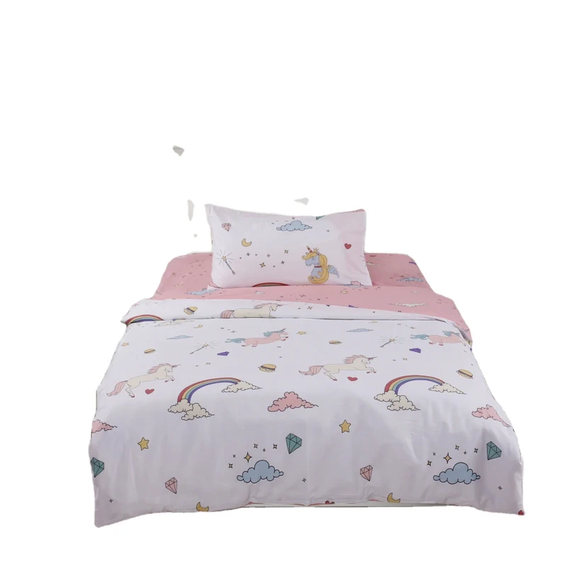 Bedding-Set-100-Cotton-Unicorn-Printed-Duvet-Cover-Sets-for-Children