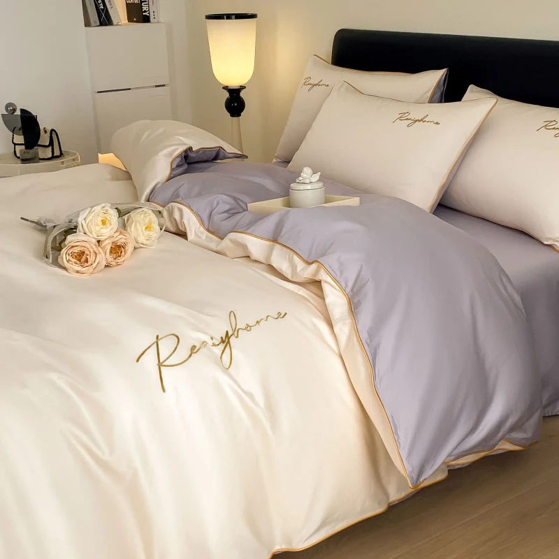 Bedding-Set-Soft-Breathable-100-Cotton-Bed-Set-for-Home-and-Hotel-Use