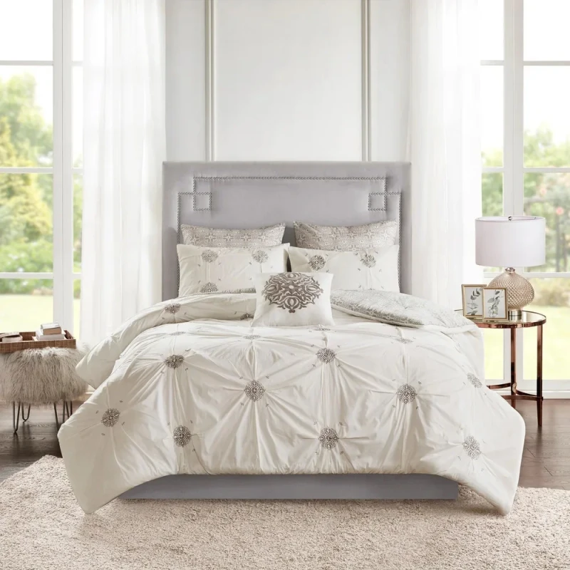 Bedding-Sets-6-Piece-Embroidered-Reversible-Comforter-Set-for-Home