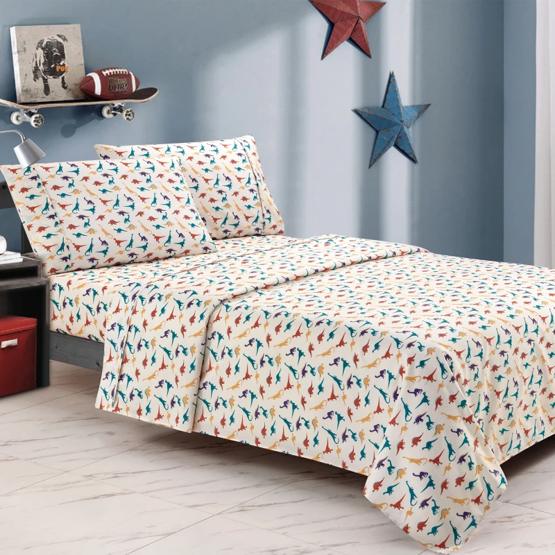 Bedding-Sheet-Sets-Super-Soft-Microfiber-Cute-Animals-Boys-Girls-Cartoon-Bed-Sheets-Set