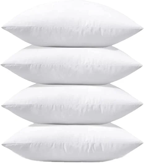Bedding-Throw-Pillows-Insert-Pack-of-2-White-20-X-20-Inches-Bed-and-Couch-Pillows-Indoor-Decorative-Pillows