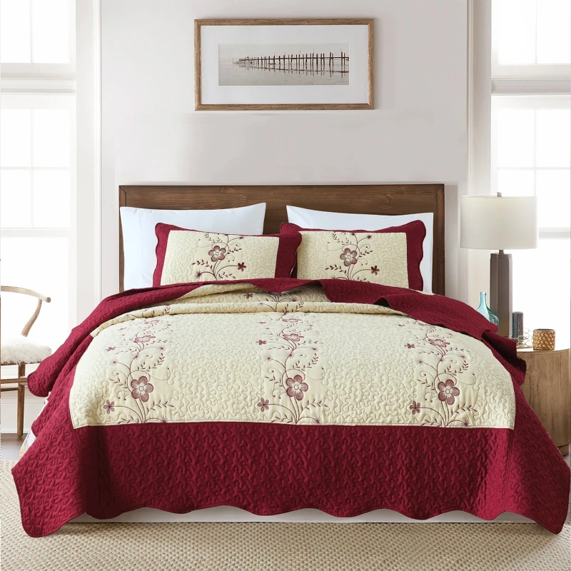 Bedspread-Set-Factory-Direct-Quilting-Microfiber-Bedding-Quilts-Coverlet-for-Bedroom-Quilt-Set-2