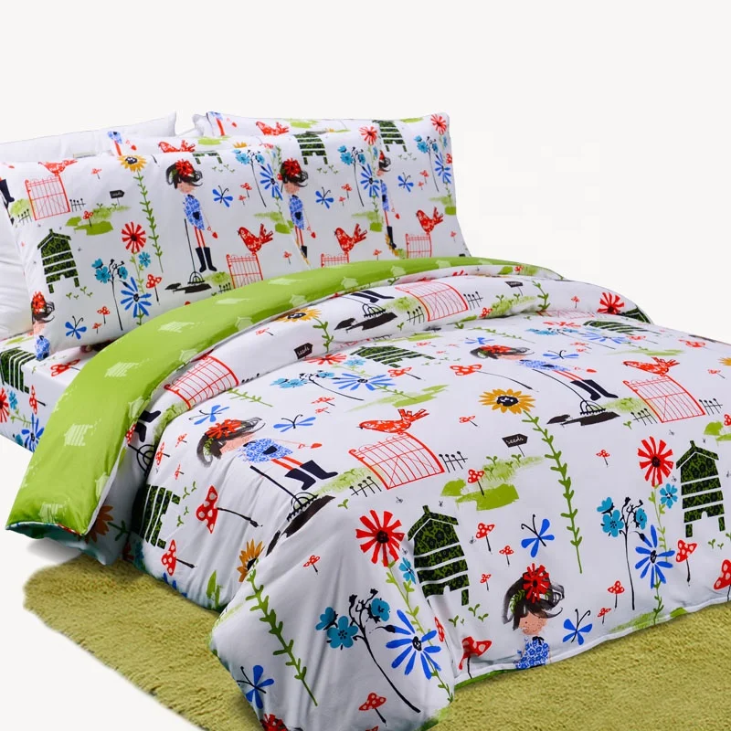 Best-Selling-Kids-Bedsheet-Bedding-Set-Cartoon-4pcs-for-Sale