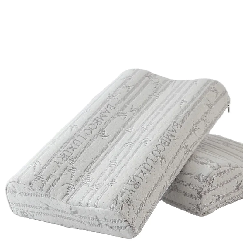 Best-selling-and-Easy-to-Wash-Bamboo-Fiber-Bed-Cushion-Ergonomics-Orthopedic-Pillow-Latex-Pillow-Memory-Foam-Pillow