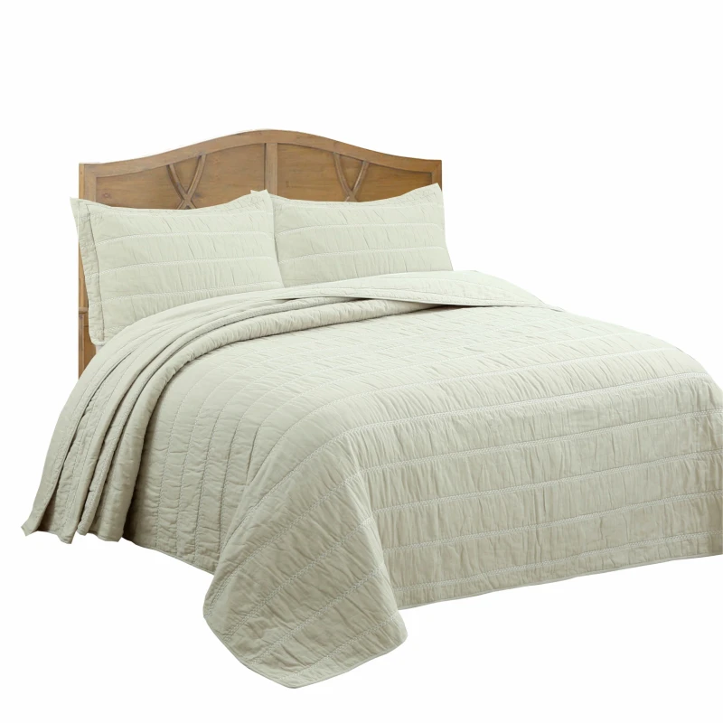 Besta-Luxury-Cotton-Quilts-Set-OEM-ODM-Quilt-Bedding-with-Embroidery-Geometric-Vintage-Striped-Pattern-3pcs-Summer-Bed-Blanket