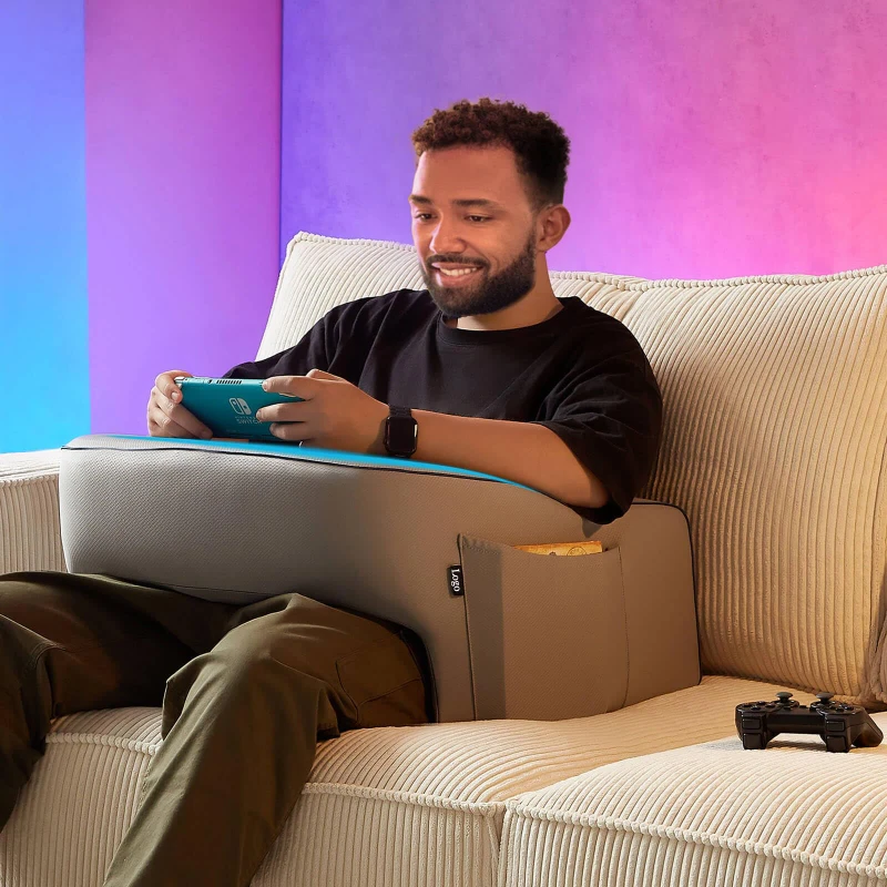 Big-Fluffy-Reading-and-Bed-Arm-Rest-Pillows-Relax-Gaming-Cushions-Memory-Foam-Gaming-Reading-Pillow-for-Bed