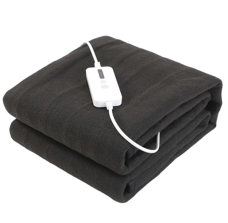 Black-Polyester-Heated-Blankets-Under-Bed-for-Hotel-From-Ainik