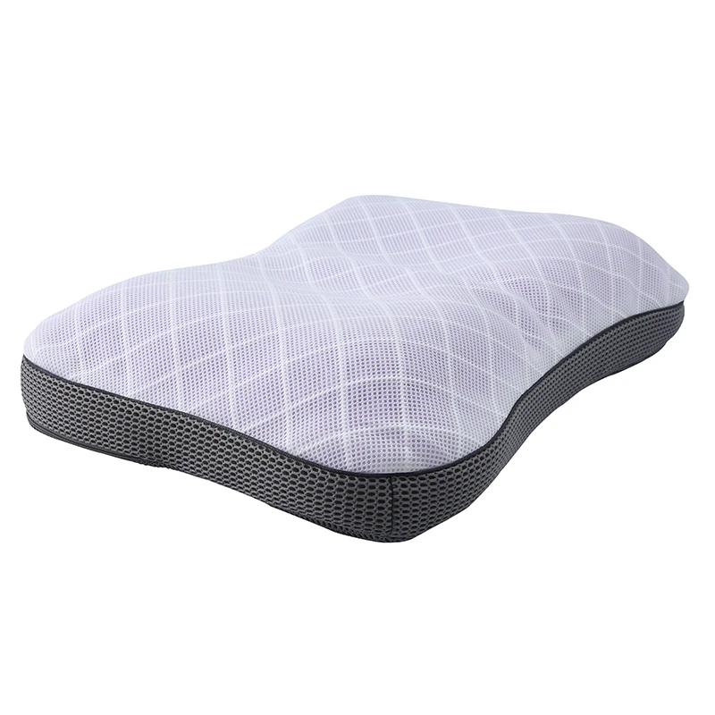 Black-TPE-Cover-Cooling-Memory-Massage-Silicone-Ergonomic-Contour-Neck-Bed-Pillows-for-Bedroom