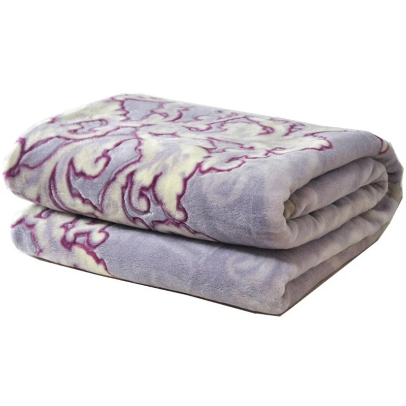 Blankets-100-Merino-Wool-Raschel-Weighted-OEKO-TEX-Certified-Thick-Fleece-Custom-Print-Winter