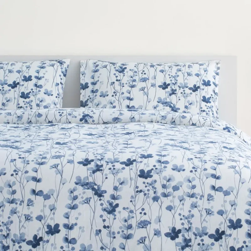 Blue-Floral-Custom-Print-Design-Bedding-3D-Printed-Bedding-Flower-100-Cotton-Printed-Duvet-Cover-Soft-Breathable