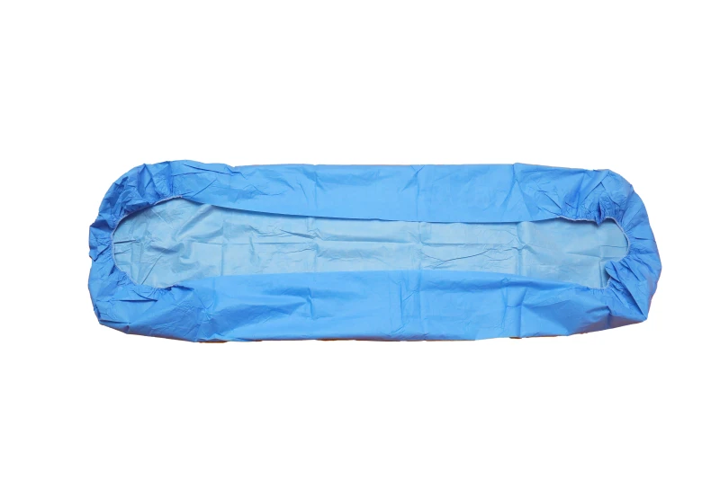 Blue-Medical-Disposable-PE-Film-Hospital-Elastic-Circle-Surgical-Breathable-Film-Bed-Cover