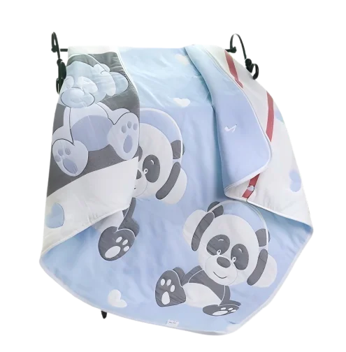 Blue-Panda-Printed-Baby-Blanket-Cute-Patterns-Soft-Bedding-for-Kids-Comfort