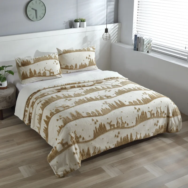 Bohemian-Christmas-White-Duvet-Cover-Set-4-Piece-Floral-Bed-Sheet-Comforter-Bedding-for-Hotels