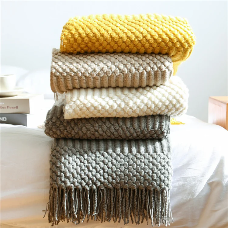 Boho-Style-Knitted-Blankets-Sofa-Decorative-Throws-Home-Soft-Throws-Office-Comfortable-Blankets-with-Tassels