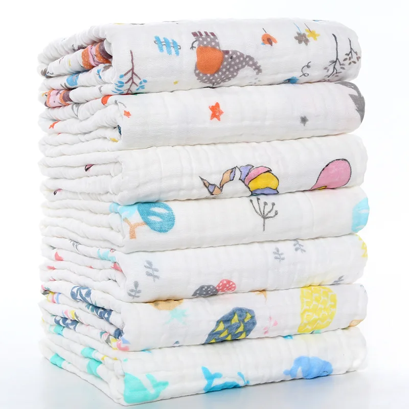 Breathable-6-Layers-Baby-Organic-Muslin-Cotton-Swaddle-Baby-Bed-Blanket-Set-for-Newborns
