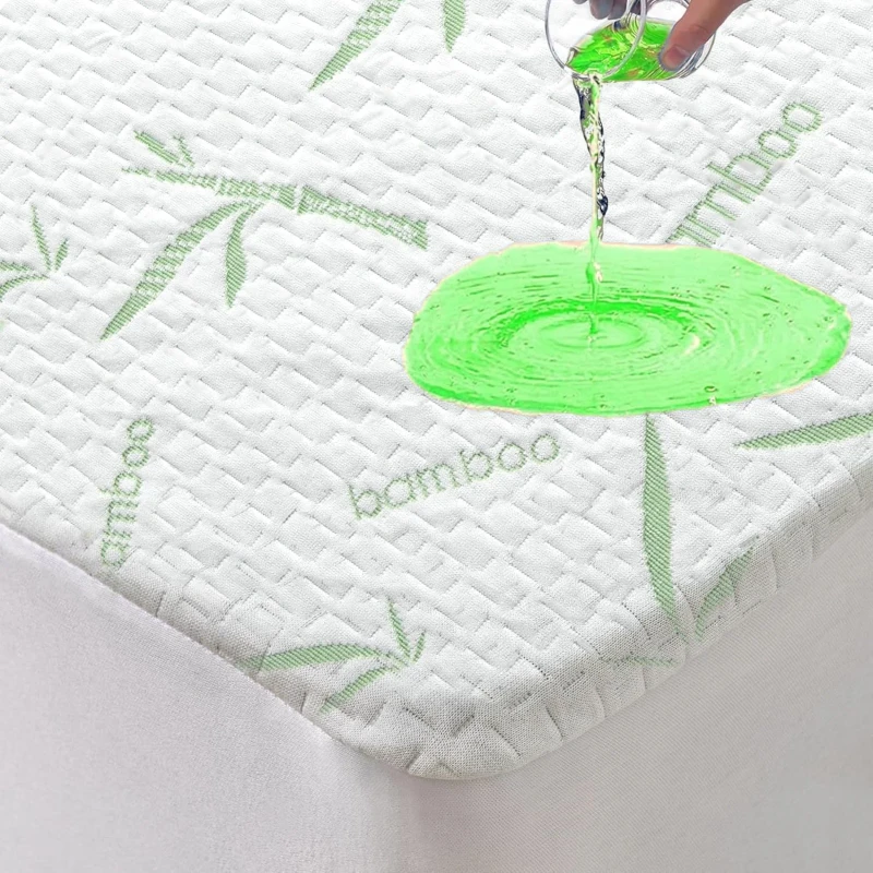 Breathable-Bamboo-Mattress-Protector-Bed-Pad-Cover-100-Waterproof-Bamboo-Mattress-Protector-Cover-1
