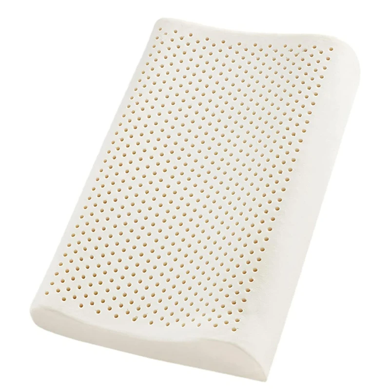 Breathable-Ergonomic-Organic-Cervical-Contour-Latex-Pillow-for-Neck-Pain-100-Natural-Talalay-Latex-Pillow-Queen-Size