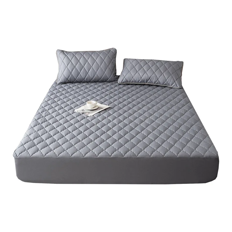 Breathable-Fitted-Bed-Cover-Ultrasonic-Fitted-Bedsheet-Set-Waterproof-Bedsheet-Waterproof-Mattress-Protector