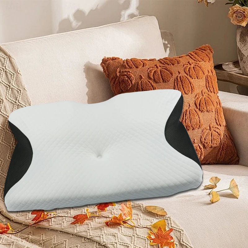 Breathable-Memory-Foam-Butterfly-Cervical-Pillow-Non-Collapsible-Neck-Support-Pillow-Adult-Cervical-Pillow-Insert