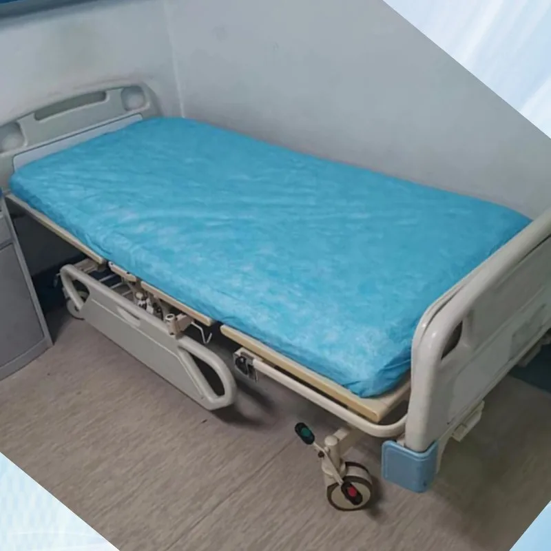 Breathable-SMS-Skyblue-Non-Woven-Disposable-Massage-Bed-Sheet-Hospital-Use
