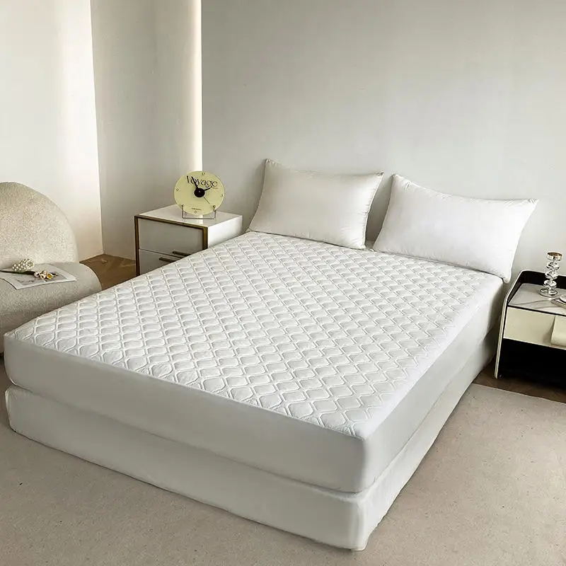 Breathable-Soft-Bed-Cover-Mattress-Cotton-Single-Twin-Luxury-Hotel-Waterproof-Mattress-Protector-Cover