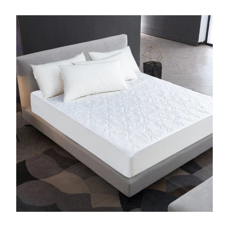 Breathable-Soft-Bed-Fitted-Sheet-King-Size-Water-Proof-Quilted-Protector-Mattress-Covers