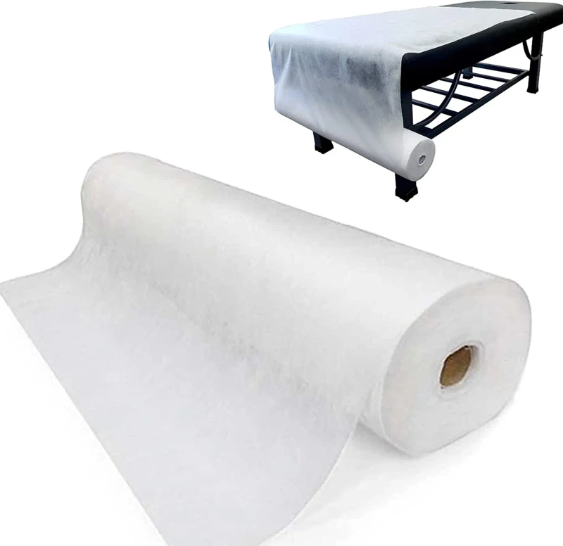 Breathable-Waterproof-White-Disposable-Massage-Table-Cover-Roll-Non-Woven-Bed-Sheet-Roll
