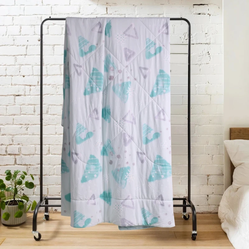Breathable-Weighted-Blanket-100-Nylon-Cooling-Quilt-Double-Sided-Iced-Effect-for-Commercial-Hospitality