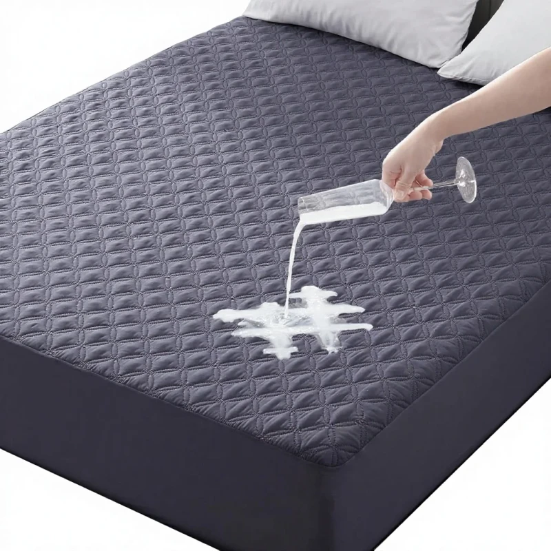 Brushed-Microfiber-Waterproof-Mattress-Protector-King-Size-Noiseless-Deep-Pocket-6-18-Depth-Soft-Breathable-Washable