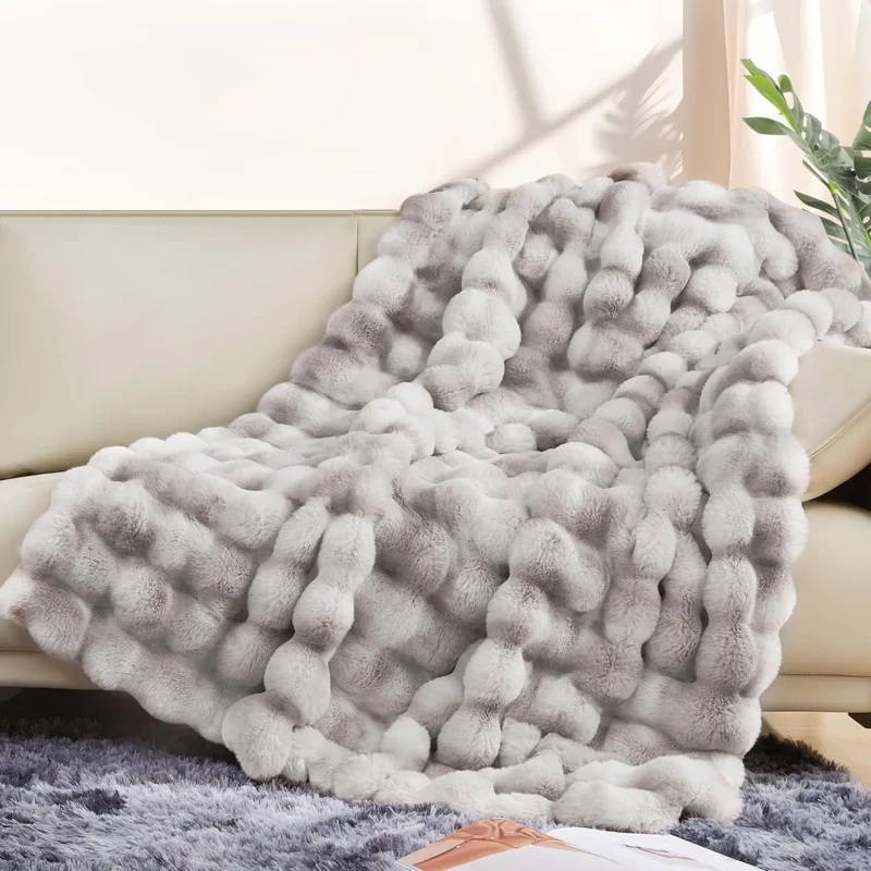 Bubble-Fur-Weighted-Blanket-Easy-to-Clean-Eco-Friendly-Blanket-for-Household-Use
