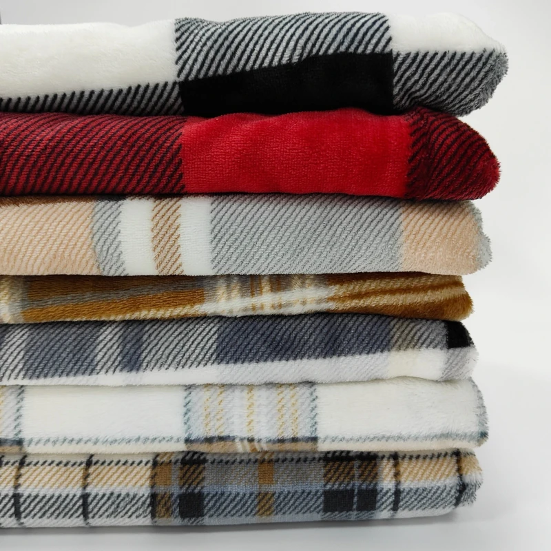 Buffalo-Plaid-Flannel-Fabric-Checkered-Fleece-Textile-for-Blankets-Clothing-Apparel-Pajamas-Pet-Beds-Home-Decor