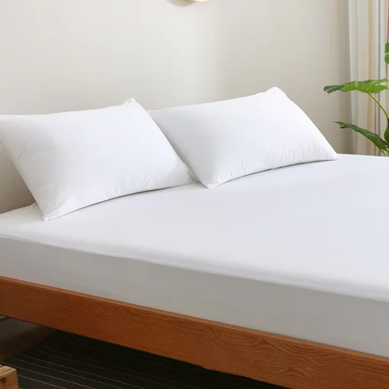 Bulk-Supply-Premium-Hotel-Mattress-Protector-Waterproof-Flat-Sheet-Knit-Breathable-Count-Stitched-400TC