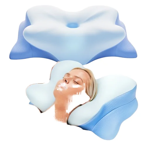 Butterfly-Memory-Foam-Neck-Pillow-Cervical-Support-for-Back-Stomach-Breathable